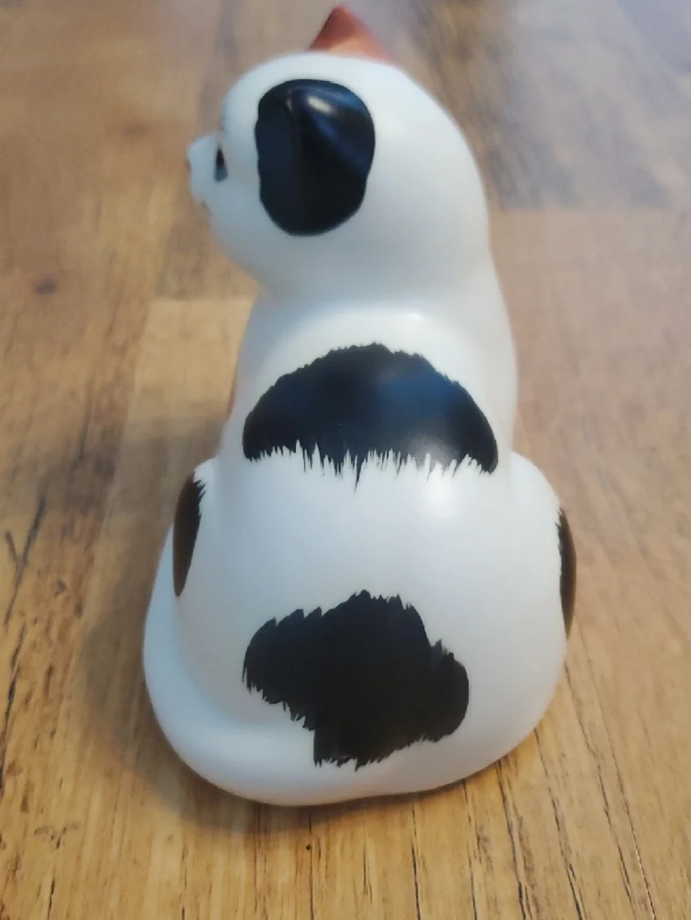 Royal Orleans Calico Cat Vintage 80s Porcelain Sculpture - Collectible